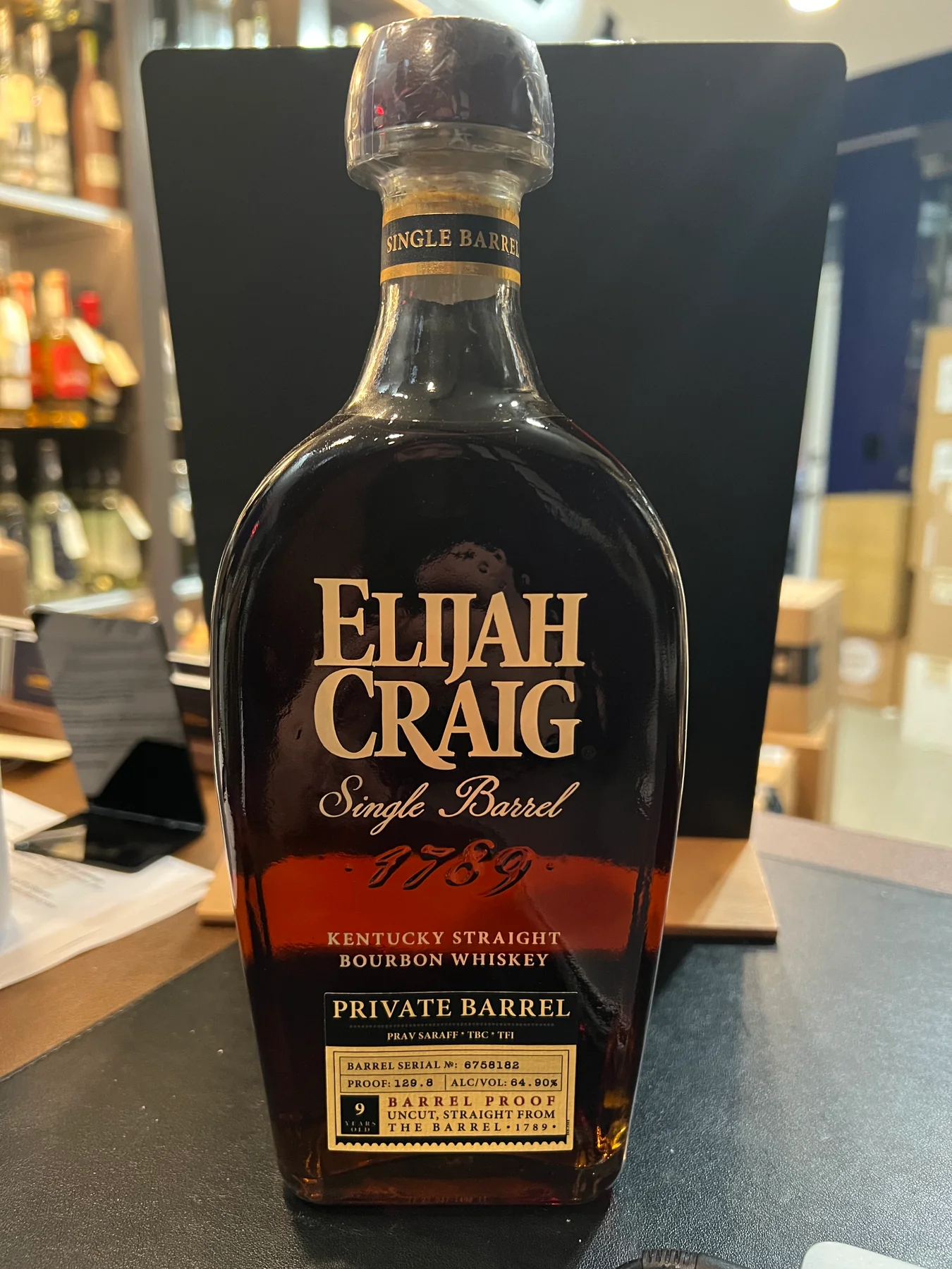 Elijah Craig Private Single Barrel - The Bourbon Concierge - The Hunger ...